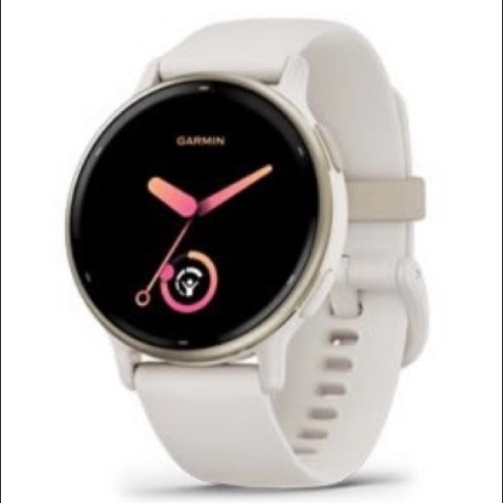 Garmin vivoactive 5 ivory and cream gold